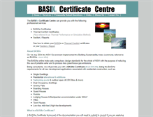 Tablet Screenshot of basixcertificatecentre.com.au